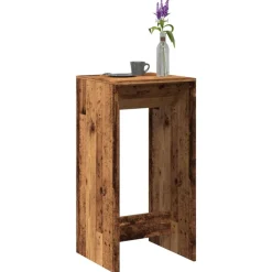 VIDAXL - Table de bar vieux bois 51x50x103,5 cm bois d'ingénierie