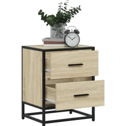 VIDAXL - Table de chevet chêne sonoma 40x31x50 cm bois d’ingénierie