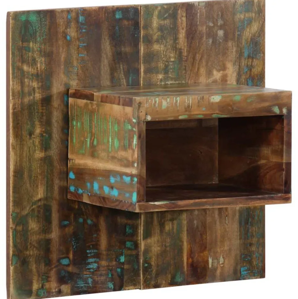 VIDAXL - Table de chevet multicolore 50x27x50 cm bois de récupération