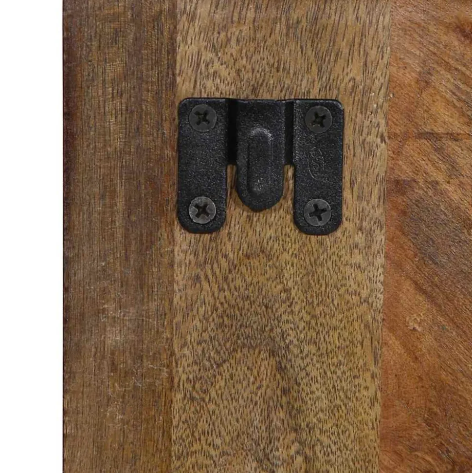 VIDAXL - Table de chevet multicolore 50x27x50 cm bois de récupération