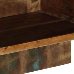 VIDAXL - Table de chevet multicolore 50x27x50 cm bois de récupération