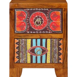 VIDAXL - Table de chevet 35x35x45 cm bois d acacia massif