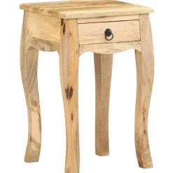 VIDAXL - Table de chevet 28x28x46 cm bois de manguier massif