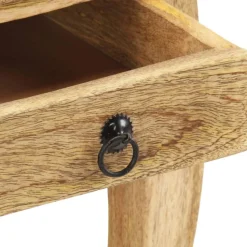 VIDAXL - Table de chevet 28x28x46 cm bois de manguier massif