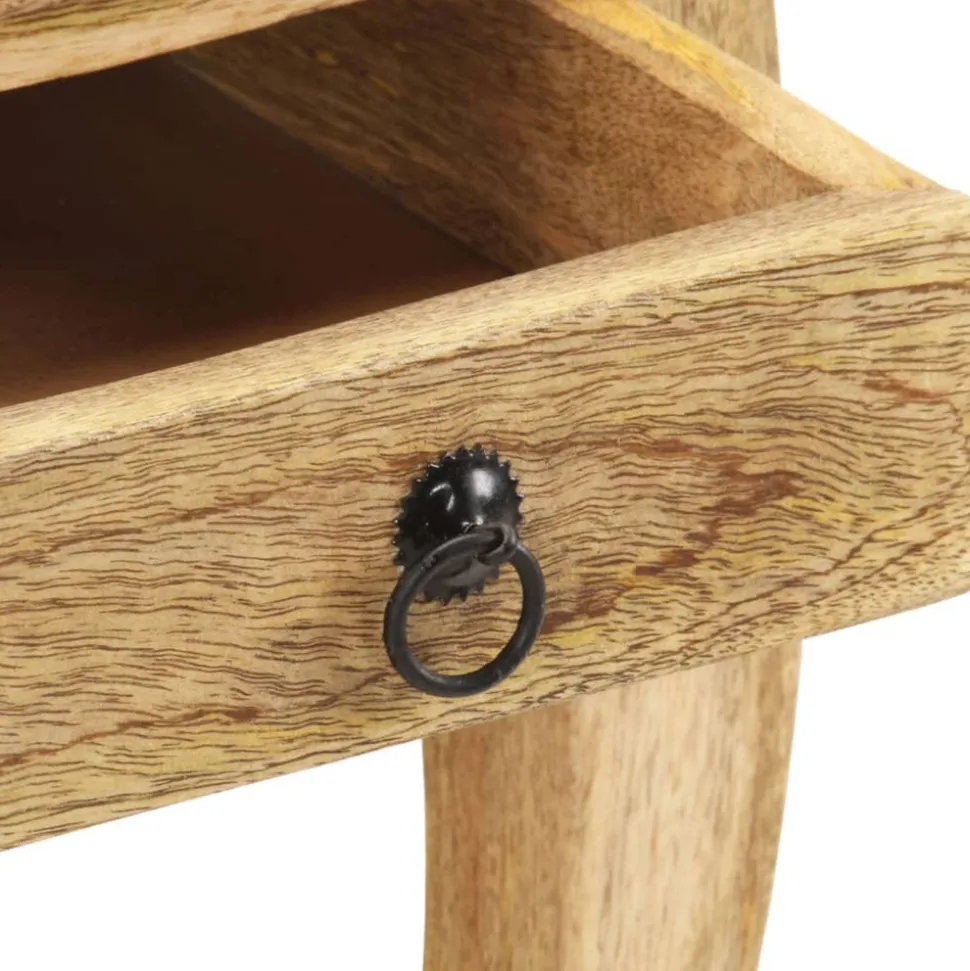 VIDAXL - Table de chevet 28x28x46 cm bois de manguier massif