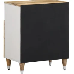 VIDAXL - Table de chevet 50x33x60 cm bois de manguier massif