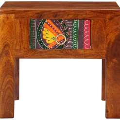 VIDAXL - Table de chevet 40x40x36 cm bois d'acacia massif