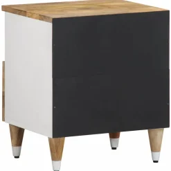 VIDAXL - Table de chevet 40x33x46 cm bois de manguier solide