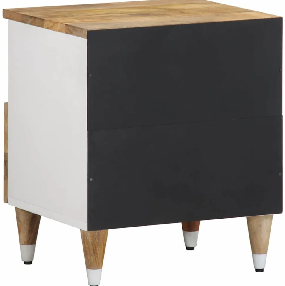 VIDAXL - Table de chevet 40x33x46 cm bois de manguier solide