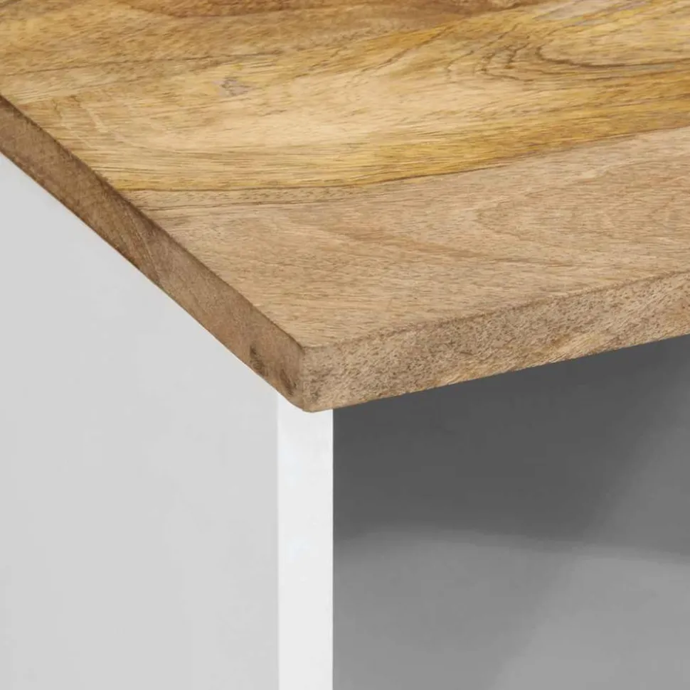 VIDAXL - Table de chevet 40x33x46 cm bois de manguier solide