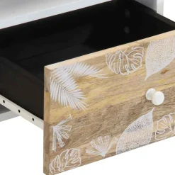 VIDAXL - Table de chevet 40x33x46 cm bois de manguier solide