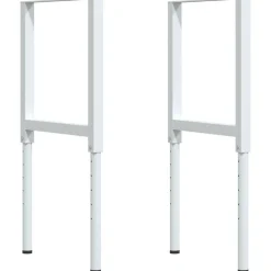 VIDAXL - Établi marron clair 100x60x(71,5-98) cm bois de chêne massif