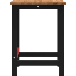 VIDAXL - Établi marron clair 100x60x81,5 cm bois de chêne massif