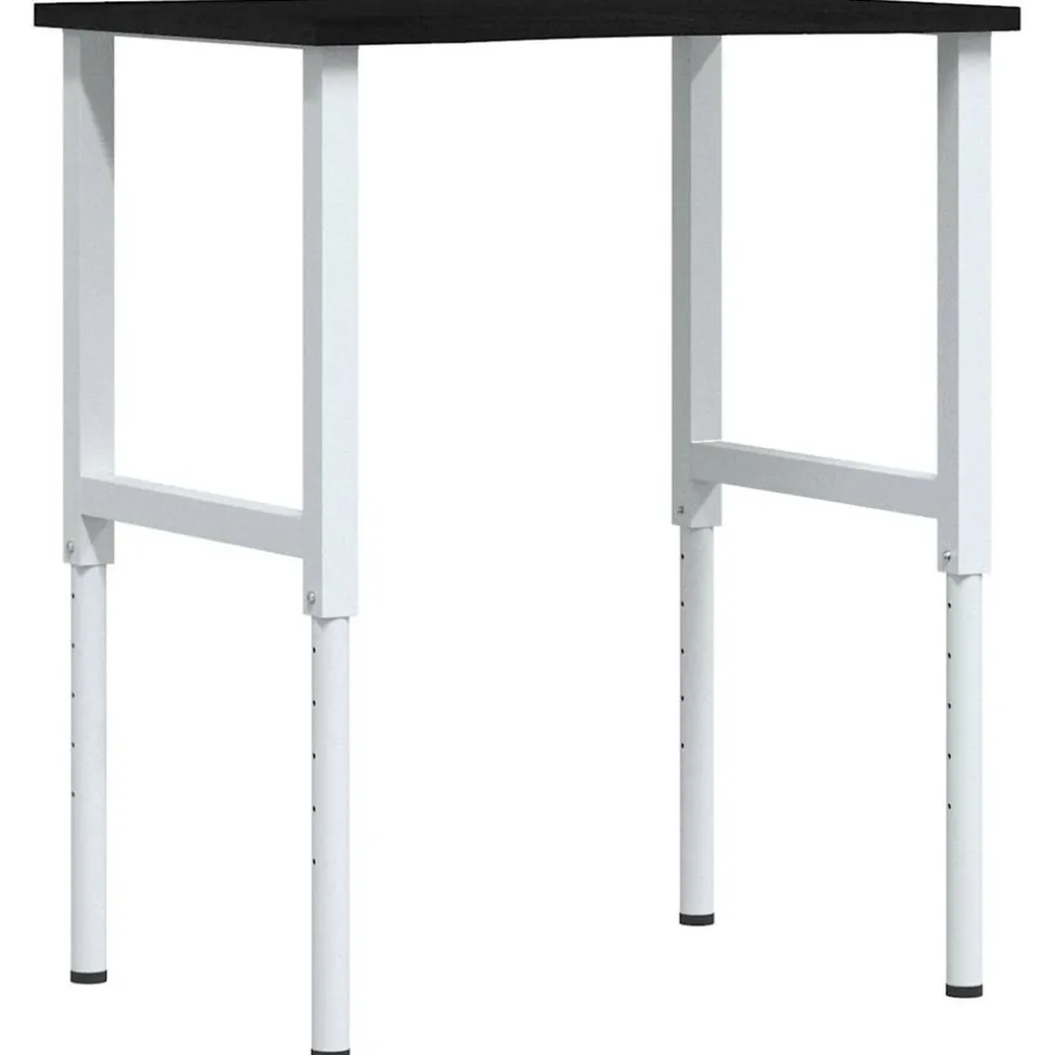 VIDAXL - Établi marron foncé 80x60x(71,5-98) cm bois de chêne massif