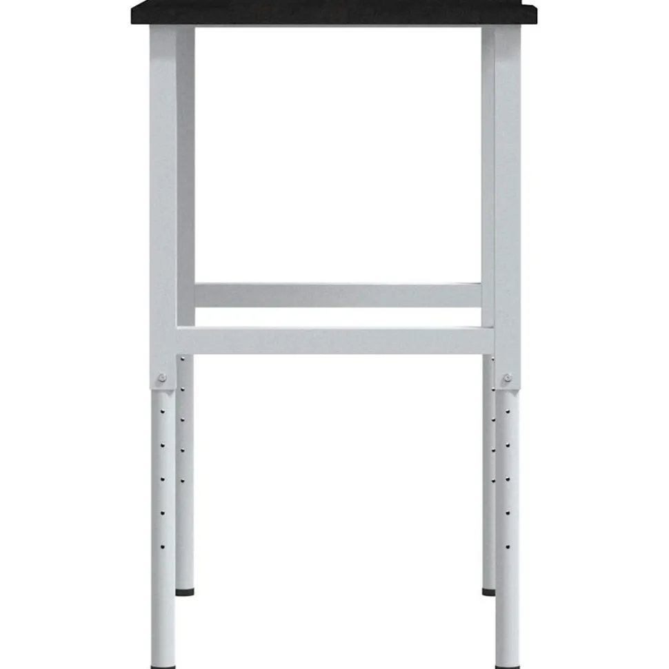 VIDAXL - Établi marron foncé 80x60x(71,5-98) cm bois de chêne massif