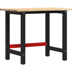 VIDAXL - Établi 100x60x81,5 cm bois de chêne massif