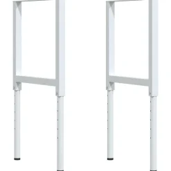 VIDAXL - Établi 80x60x(71,5-98) cm bois de chêne massif