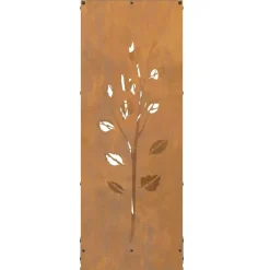 VIDAXL - Étagère à bois 40x30x80 cm acier résistant aux intempéries