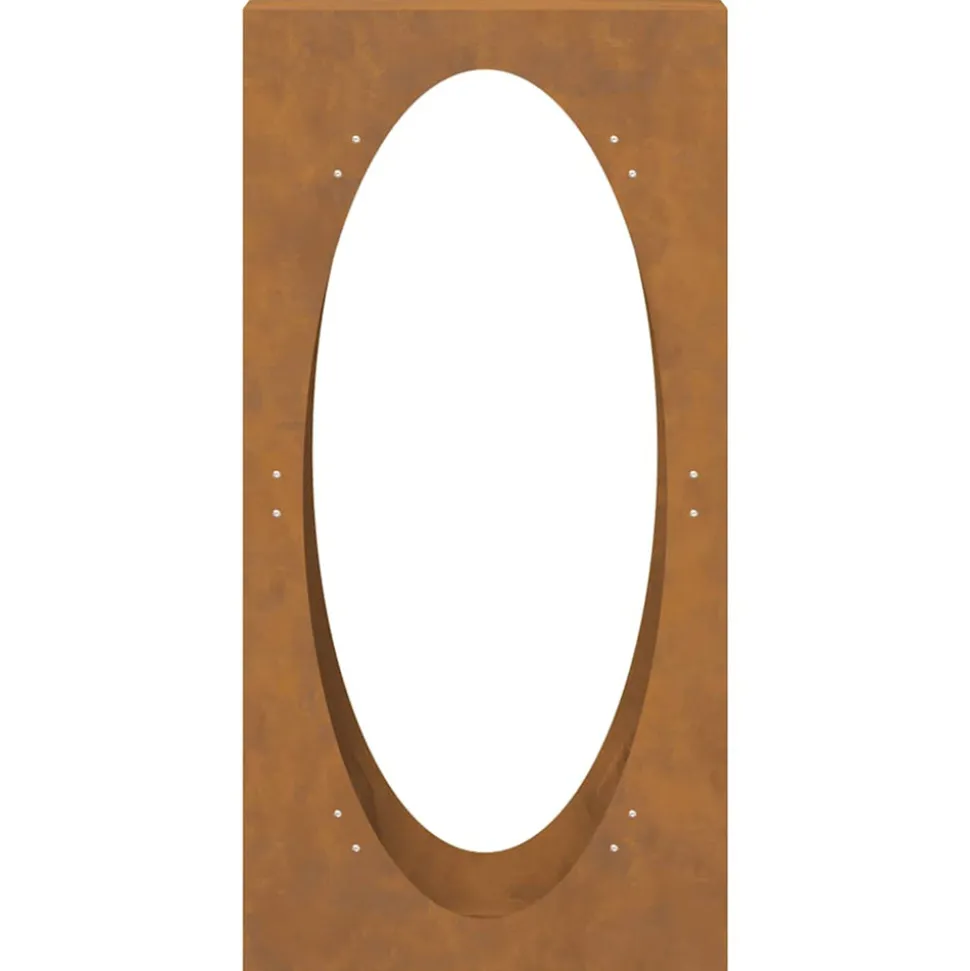 VIDAXL - Étagère à bois 50x23x100 cm acier résistant aux intempéries