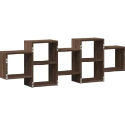 VIDAXL - Étagère murale chêne marron 129x18x42 cm bois d'ingénierie