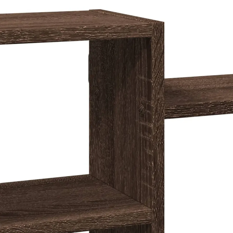VIDAXL - Étagère murale chêne marron 129x18x42 cm bois d'ingénierie