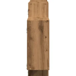 VIDAXL - Étagère murale chêne artisanal 159x18x65 cm bois d'ingénierie