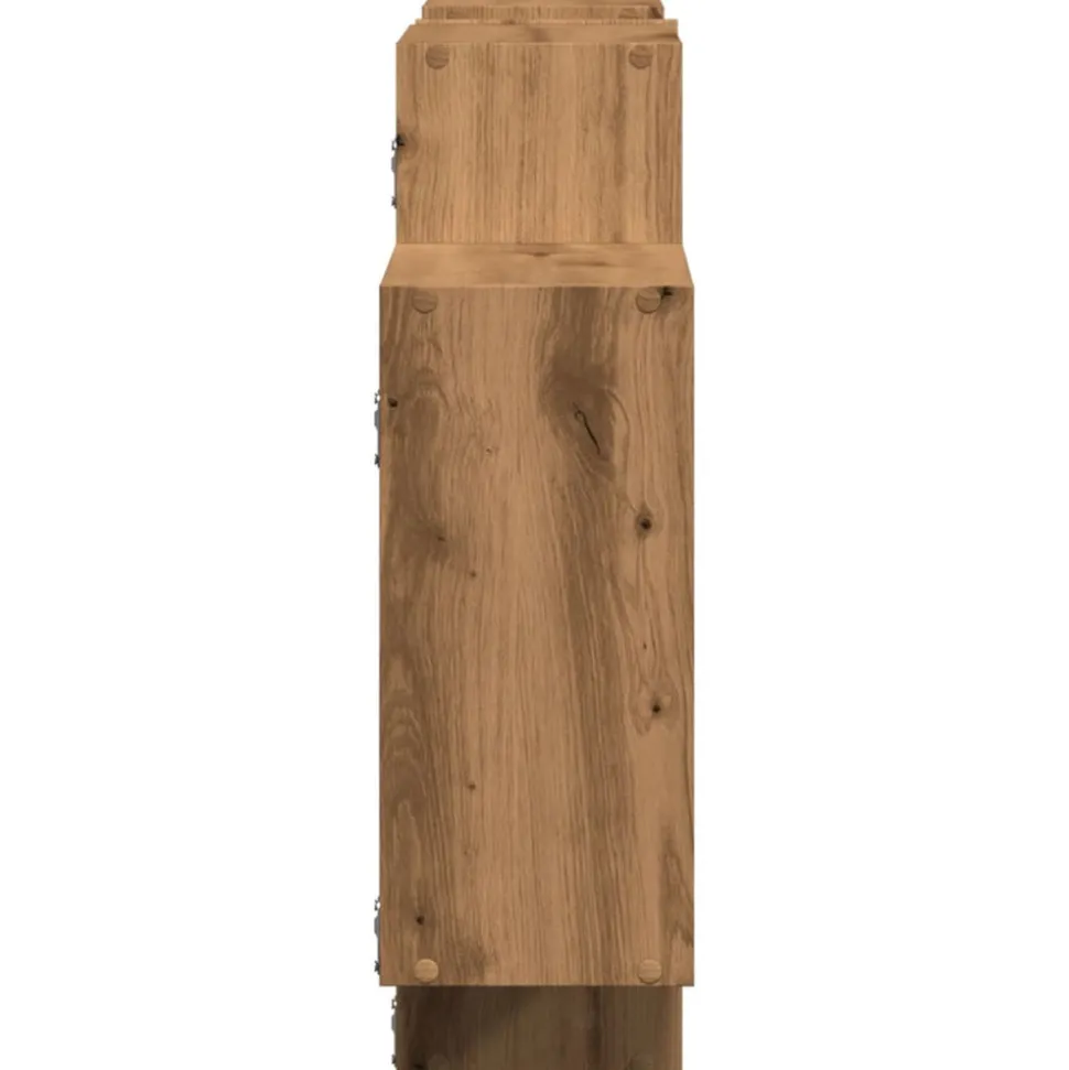 VIDAXL - Étagère murale chêne artisanal 159x18x65 cm bois d'ingénierie