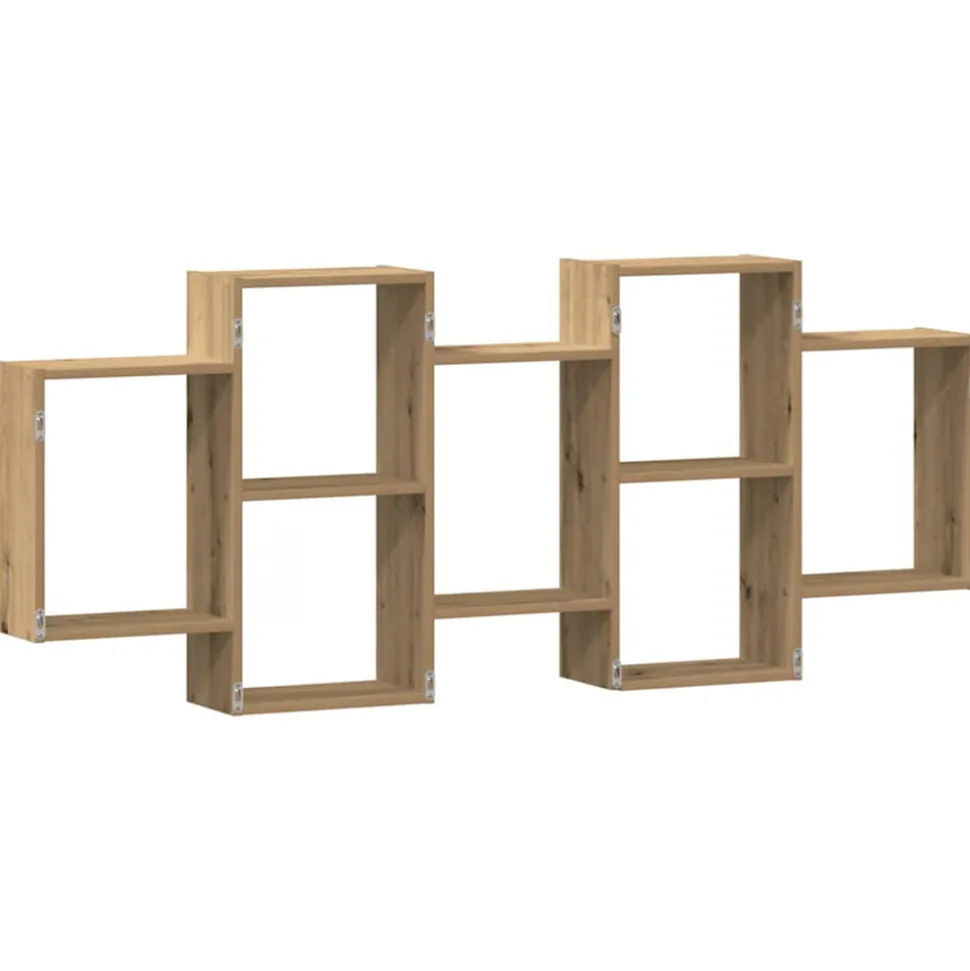 VIDAXL - Étagère murale chêne artisanal 159x18x65 cm bois d'ingénierie
