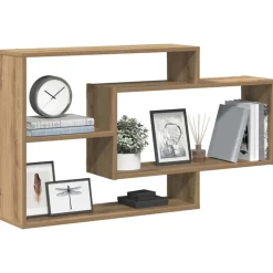 VIDAXL - Étagère murale chêne artisanal 104x20x58,5 cm bois d'ingénierie