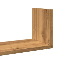 VIDAXL - Étagères murales 3 pcs chêne artisanal bois d'ingénierie