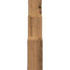 VIDAXL - Étagères murales forme de cube chêne artisanal bois ingénierie