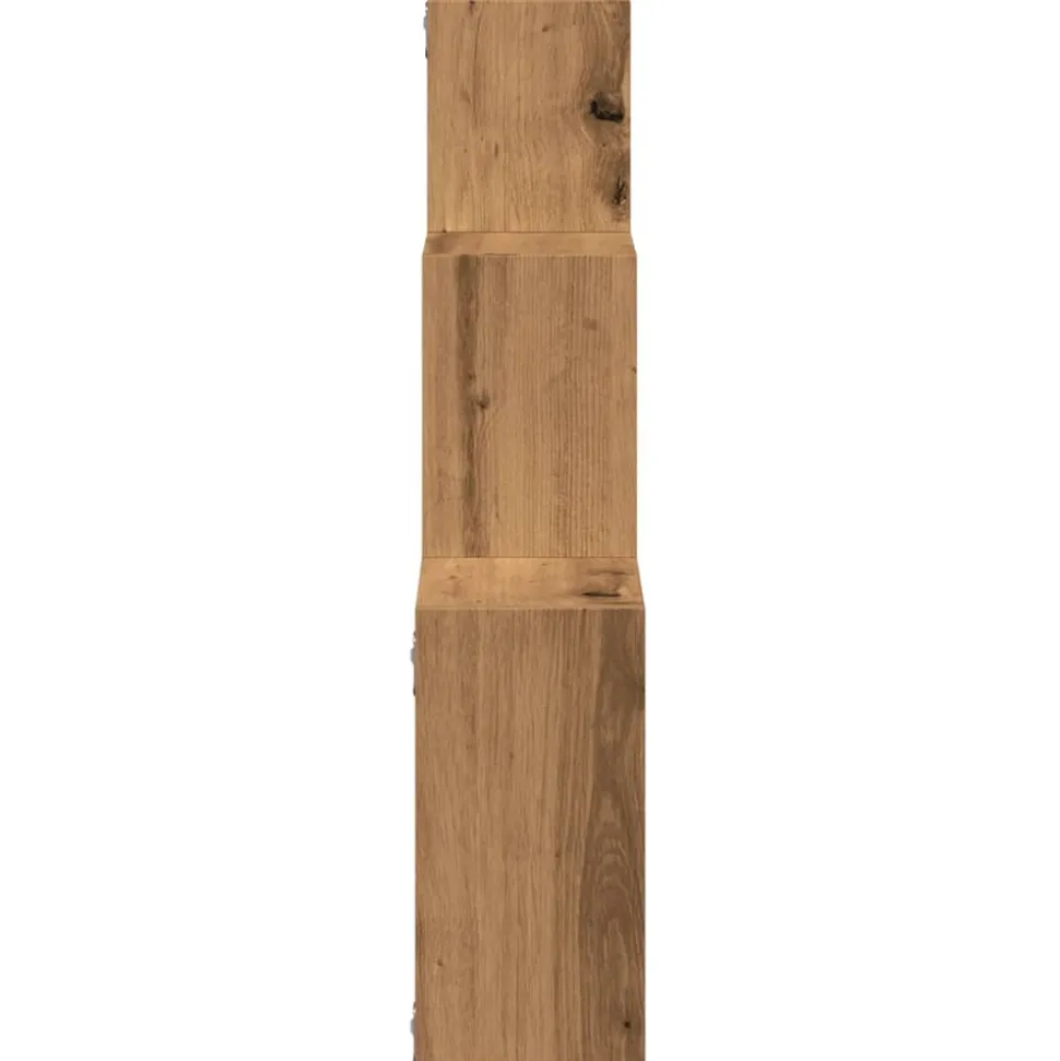 VIDAXL - Étagères murales forme de cube chêne artisanal bois ingénierie