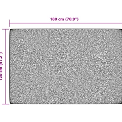 VIDAXL - Tapis intérieur extérieur à poils courts 120x180cm antidérapant