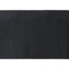 VIDAXL - Tapis rectangulaire noir 70x100 cm bambou
