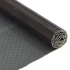 VIDAXL - Tapis rectangulaire marron foncé 70x500 cm bambou