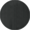 VIDAXL - Tapis rond gris 80 cm bambou