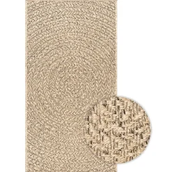VIDAXL - Tapis zizur 60x110 cm aspect de jute intérieur et extérieur