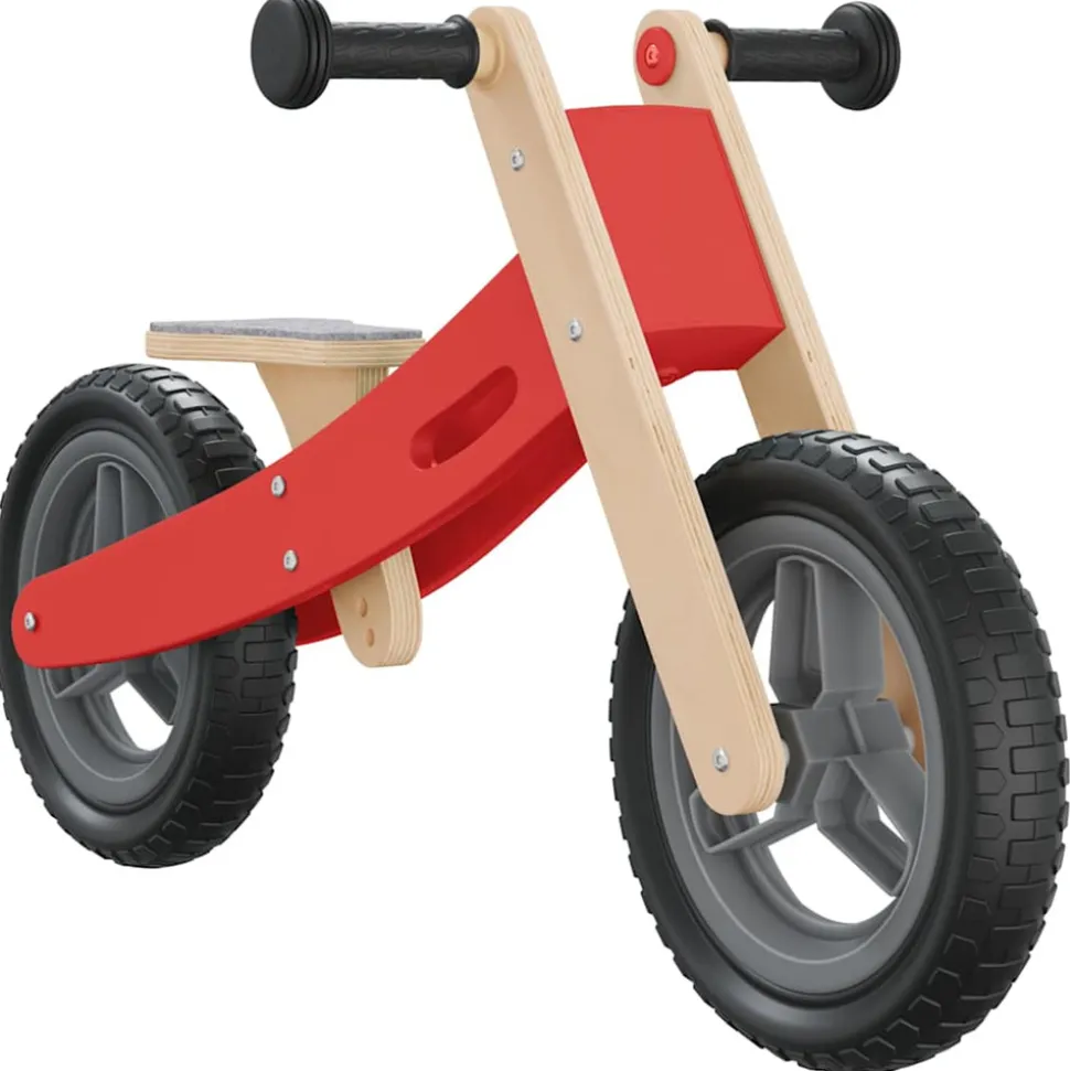 VIDAXL - Vélo d'équilibre pour enfants rouge