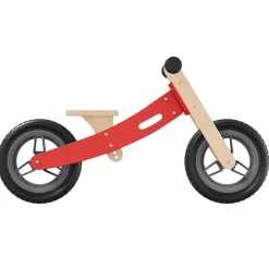 VIDAXL - Vélo d'équilibre pour enfants rouge