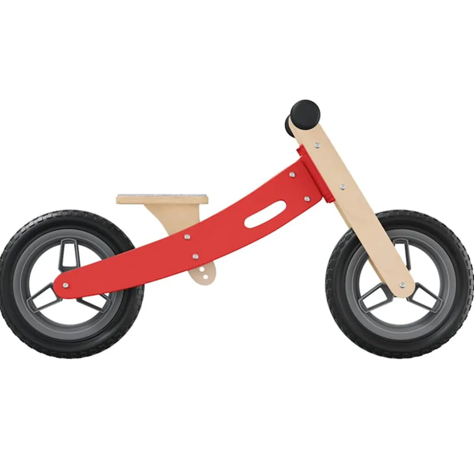 VIDAXL - Vélo d'équilibre pour enfants rouge