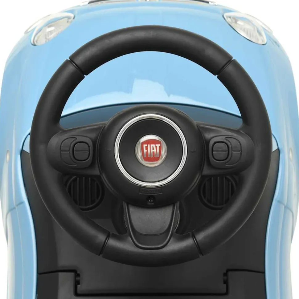 VIDAXL - Voiture à chevaucher fiat 500 bleu