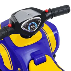 VIDAXL - Voiture à enfourcher jouet good year bleu
