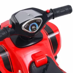 VIDAXL - Voiture à enfourcher jouet good year rouge