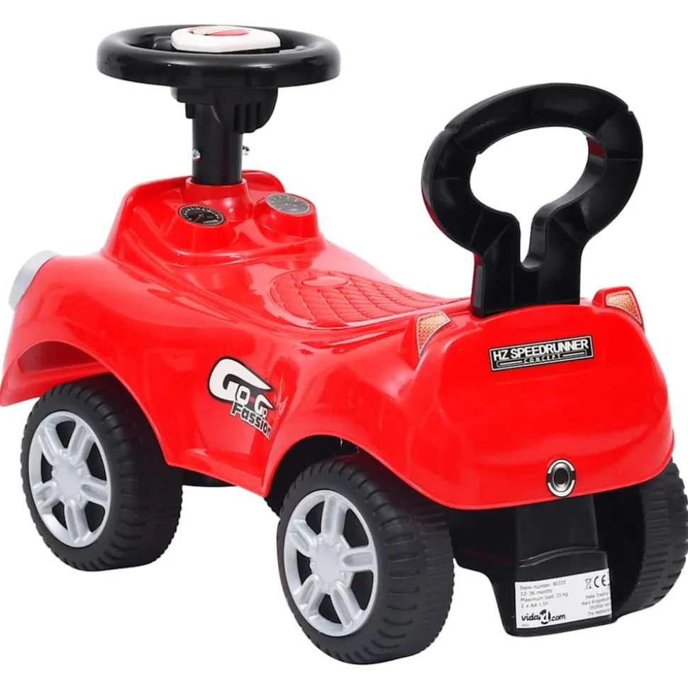 VIDAXL - Voiture à pédales rouge