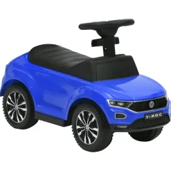 VIDAXL - Voiture à pédales volkswagen t-roc bleu