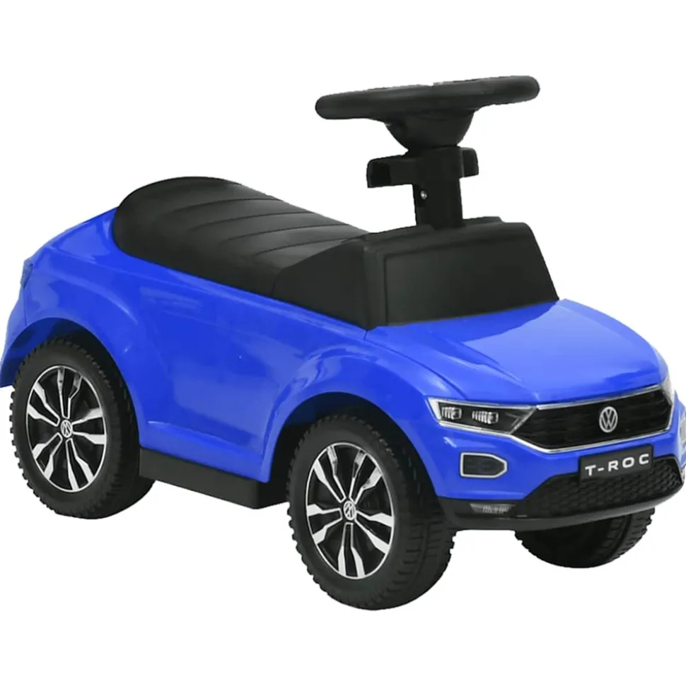 VIDAXL - Voiture à pédales volkswagen t-roc bleu