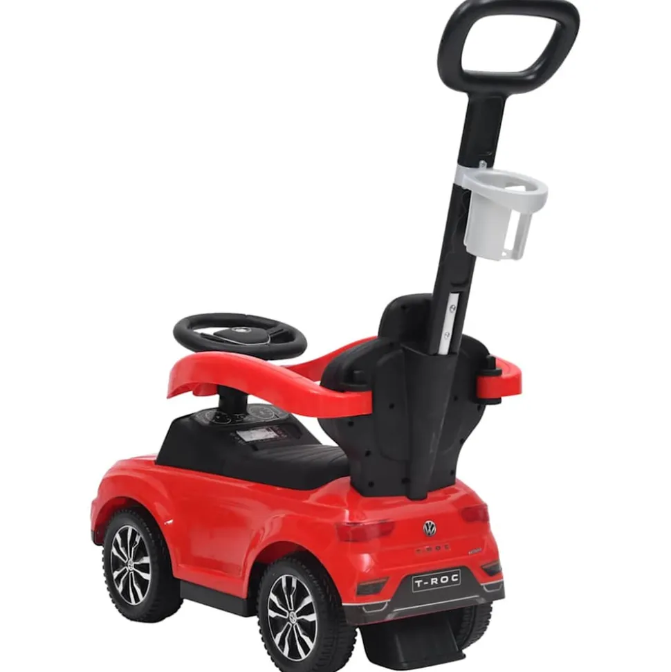 VIDAXL - Voiture à pédales volkswagen t-roc rouge