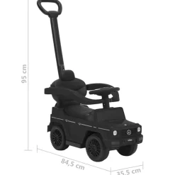 VIDAXL - Voiture à pousser g63 noir
