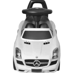 VIDAXL - Voiture à pousser par pieds pour enfants blanc