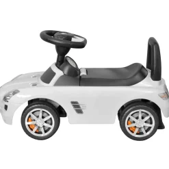 VIDAXL - Voiture à pousser par pieds pour enfants blanc
